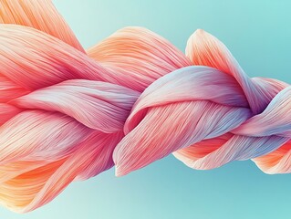 Abstract Flowing Fabric Design