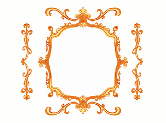 Regal Rococo Frames and Borders Vector Pack