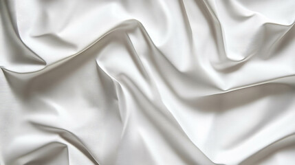 Obraz premium Textured white creased paper with sharp folds for design and background use