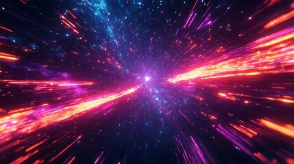 Fototapeta premium Abstract cosmic energy vortex