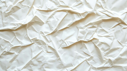 Obraz premium Lightly creased white paper texture for background or design projects