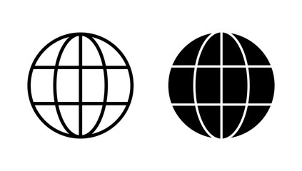 Web icon vector. go to web sign and symbol. web click icon. Global search icon