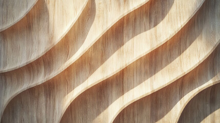 Elegant wood texture with fiddleback figure and unique distinctive pattern for design