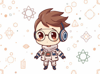 Geometric Patterns Inspired by Science and Tech