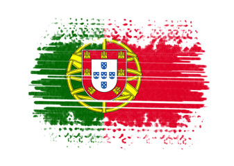 Obraz premium Abstract painting of the nation flag