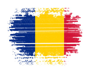 Obraz premium Abstract painting of the nation flag