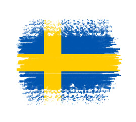 Abstract painting of the nation flag