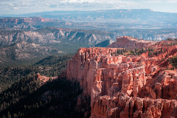 View on the Bryce Canyon