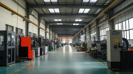 Injection molding factory with advanced quality control and monitoring systems