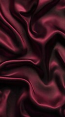 Obraz premium Luxury Burgundy Silk Fabric Texture – Elegant Satin Drape Background