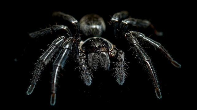 Youttakone funnelweb spider encounter australia macro photography dark environment close-up view nature's fear