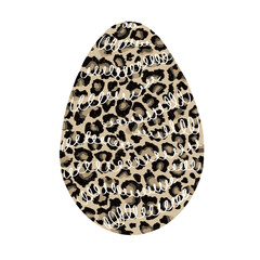 Egg with cheetah pattern 4