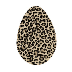 Egg with cheetah pattern 1
