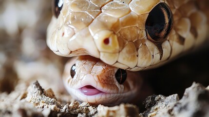 Rare parthenogenesis in snakes fascinating insights into animal reproduction nature close-up unique phenomenon