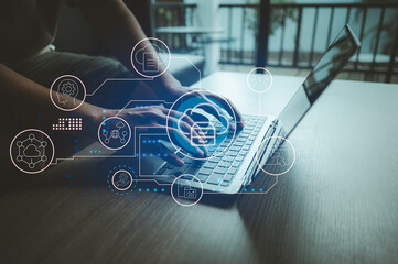 A website uses big data and computer networks to improve storage and publish updates, ensuring...