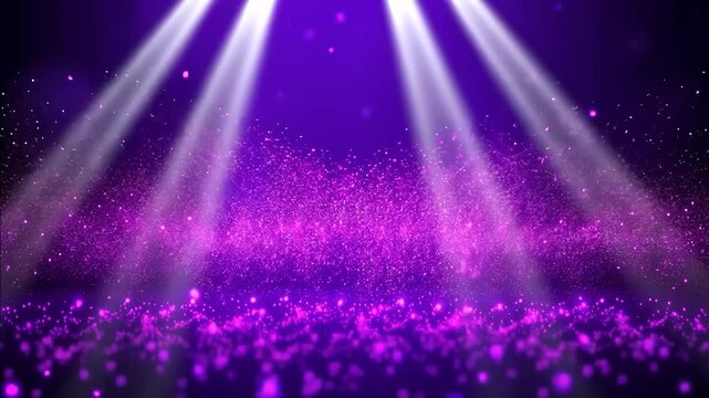 Purple Sparkle Background: Glimmering Lights and Magic