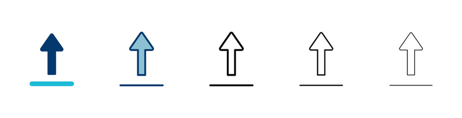 Upload icon vector isolated on white background. Upload sign icon. Upload button. Load symbol.