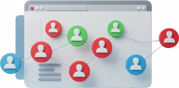 Online Social Network Connection Global Communication Digital Networking People Collaboration Web