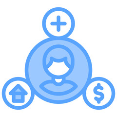 Obraz premium Welfare Icon