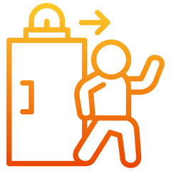 Emergency Exit Icon