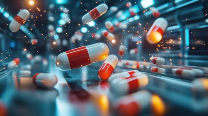 Innovative digital laboratory for dynamic 3d pharmaceutical capsule rendering