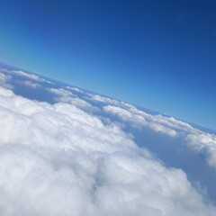 clouds over the mountains