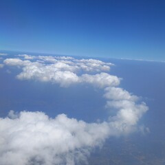 Fototapeta premium clouds over the blue sky
