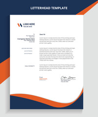 Professional Business Letterhead Design, Vector letterhead templates