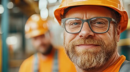 Colleagues collaborate on factory production strategies