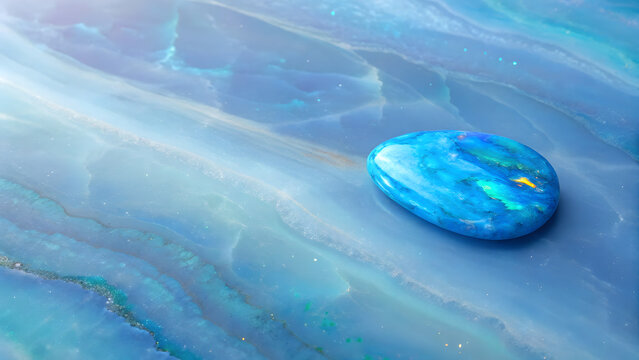 abstract background with blue opal effect texture