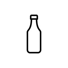 Bottle icon vector illustration. bottle sign and symbol