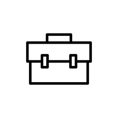 Briefcase icon vector illustration. suitcase sign and symbol. luggage symbol.
