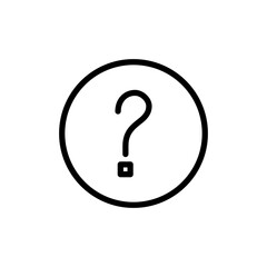 Question icon vector illustration. question mark sign and symbol