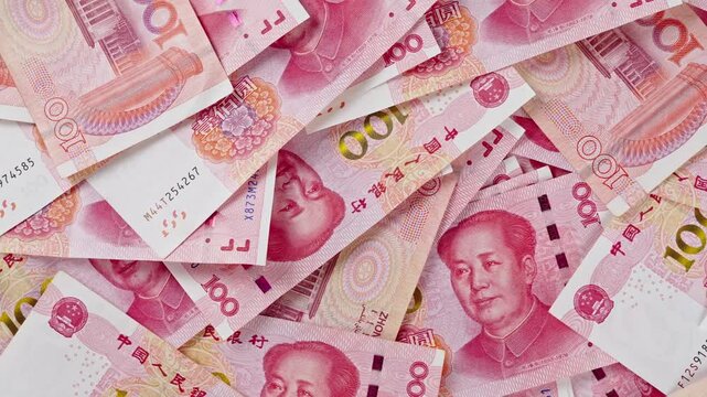 RMB banknotes Chinese yuan money