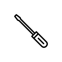 Screwdriver icon vector illustration. tools sign and symbol