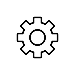 setting Icon vector illustration. Cog settings sign and symbol. Gear Sign