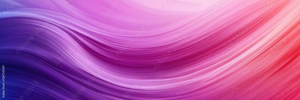 Aufkleber Vibrant swirling colors create a dynamic pattern of movement and flow in a dreamy abstract background. Generative AI