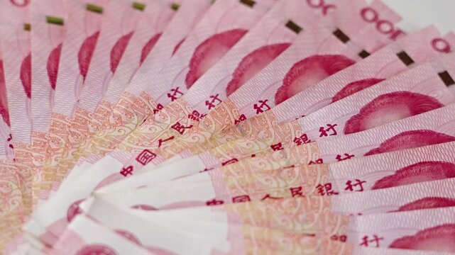 RMB banknotes Chinese yuan money