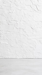 Fototapeta premium Textured white elegance: minimalist vertical wall design for modern interiors
