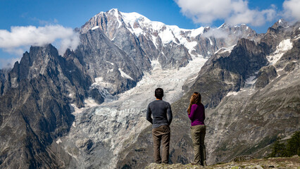 Fototapeta premium Tour du Mont Blanc