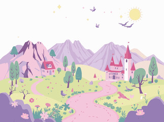 Magical Fairytale Landscapes for Children's Stories