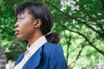 黒人女性ポートレート
