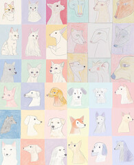 Obraz premium seamless baby pattern