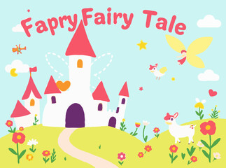 Joyful Fairy Tale World: Colorful Vector Elements for Children's Books
