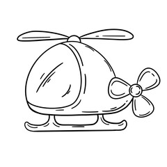 Cute helicopter