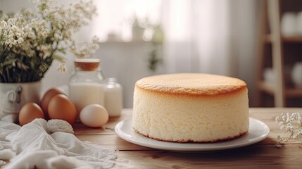 Delicious Homemade Cheesecake Ready To Serve