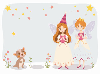 Fototapeta premium Enchanting Fairytale Characters for Children's Stories