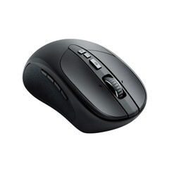 High Performance Ergonomic Mouse with Customizable Features Isolated on Transparent Background