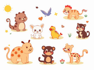 Adorable Creatures and Characters for Kids' Tales