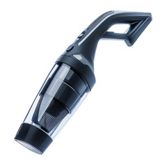 A Futuristic Compact Handheld Vacuum Cleaner Isolated on Transparent Background